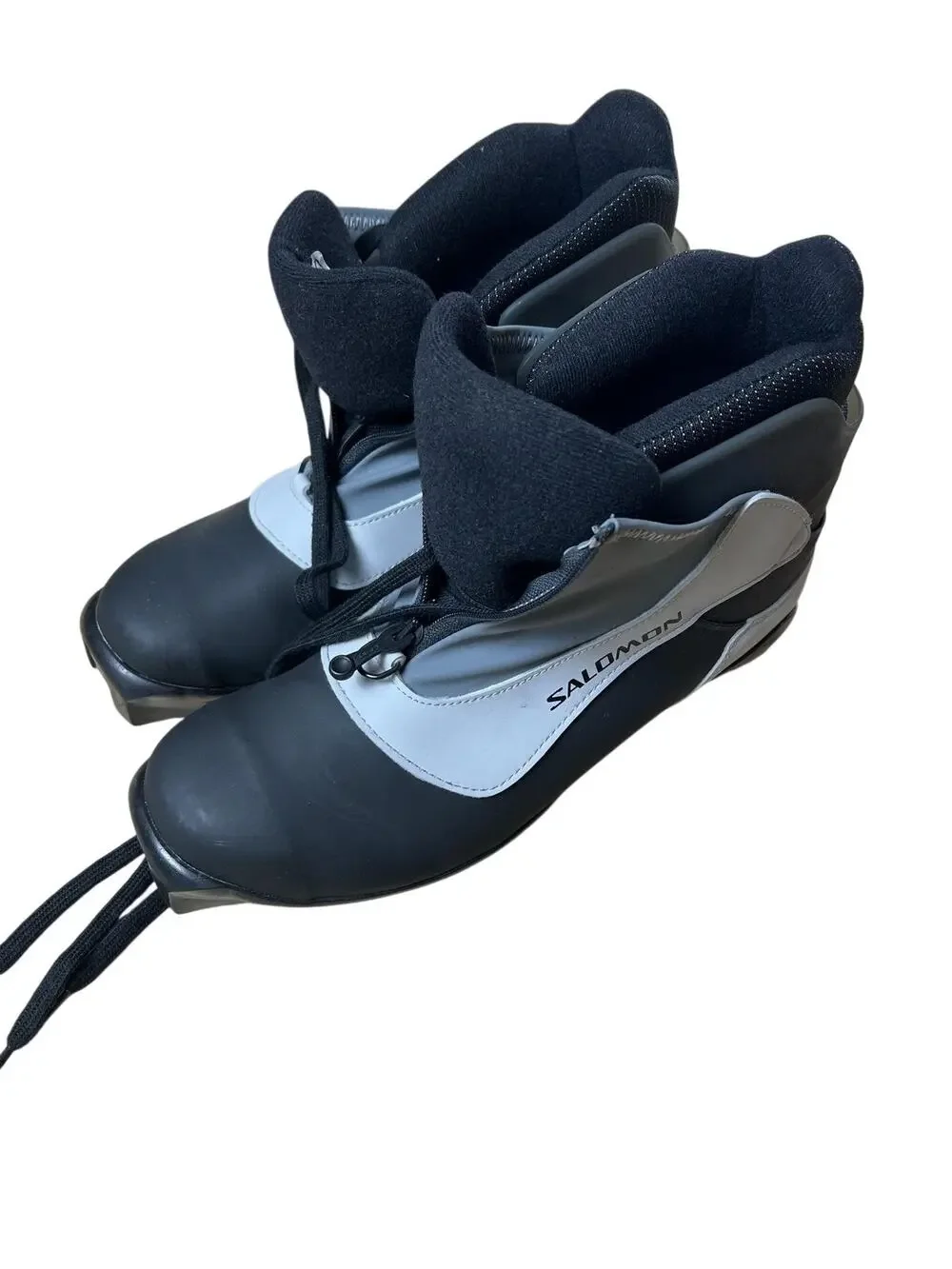 Salomon Mens Nordic Ski Boots US 11 Black Gray SNS Profil Romania Cross Country